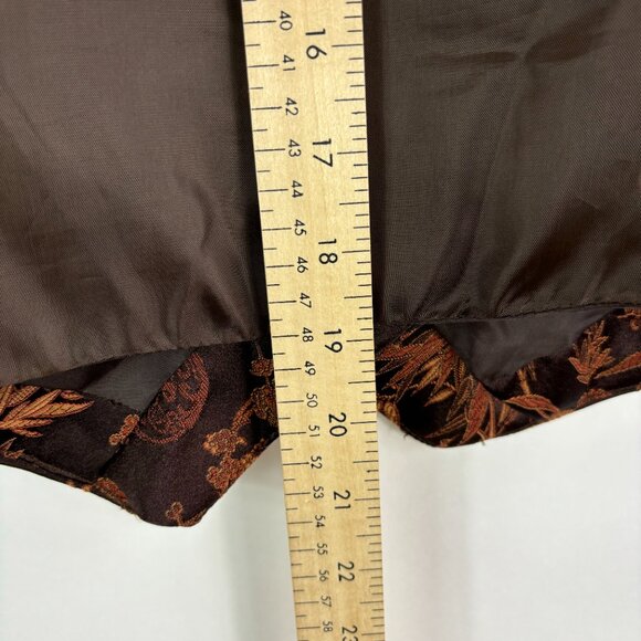 Vintage Brown Floral Vest - Picture 6 of 10